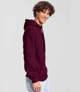 Fruit of the Loom Iconic Premium Hooded Sweatshirt | Burgundy thumbnail 4