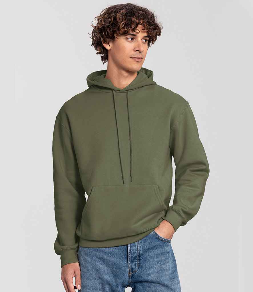 Fruit of the Loom Iconic Premium Hooded Sweatshirt | Classic Olive