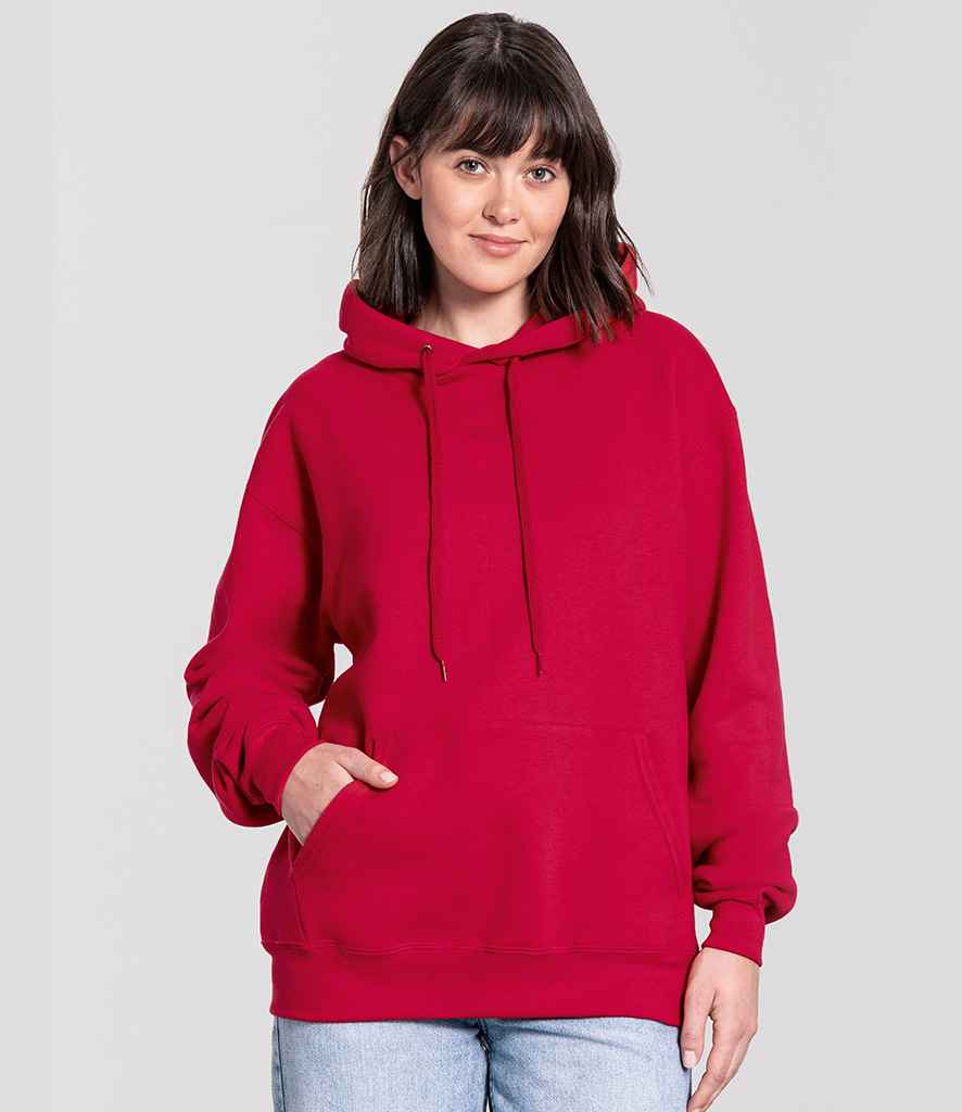 Fruit of the Loom Iconic Premium Hooded Sweatshirt | Red