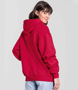 Fruit of the Loom Iconic Premium Hooded Sweatshirt | Red thumbnail 3