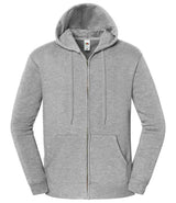 Fruit of the Loom Iconic Premium Hooded Sweat Jacket | Athletic Heather thumbnail 4