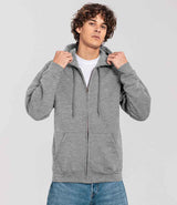 Fruit of the Loom Iconic Premium Hooded Sweat Jacket | Athletic Heather thumbnail 1