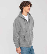 Fruit of the Loom Iconic Premium Hooded Sweat Jacket | Athletic Heather thumbnail 3