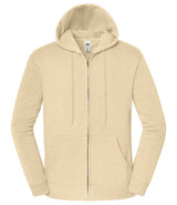 Fruit of the Loom Iconic Premium Hooded Sweat Jacket | Desert Sand thumbnail 4