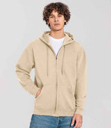 Fruit of the Loom Iconic Premium Hooded Sweat Jacket | Desert Sand thumbnail 1