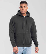 Fruit of the Loom Iconic Premium Hooded Sweat Jacket | Light Graphite thumbnail 1