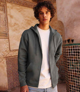 Fruit of the Loom Iconic Premium Hooded Sweat Jacket | Light Graphite thumbnail 2