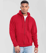 Fruit of the Loom Iconic Premium Hooded Sweat Jacket | Red thumbnail 1
