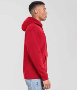 Fruit of the Loom Iconic Premium Hooded Sweat Jacket | Red thumbnail 3