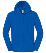 Fruit of the Loom Iconic Premium Hooded Sweat Jacket | Royal Blue thumbnail 4