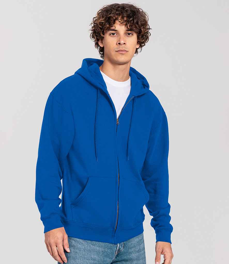 Fruit of the Loom Iconic Premium Hooded Sweat Jacket | Royal Blue