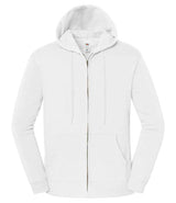 Fruit of the Loom Iconic Premium Hooded Sweat Jacket | White thumbnail 4