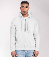 Fruit of the Loom Iconic Premium Hooded Sweat Jacket | White thumbnail 1