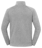 Fruit of the Loom Iconic Premium Zip Neck Sweatshirt | Athletic Heather thumbnail 5
