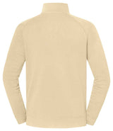 Fruit of the Loom Iconic Premium Zip Neck Sweatshirt | Desert Sand thumbnail 5