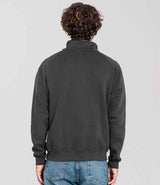Fruit of the Loom Iconic Premium Zip Neck Sweatshirt | Light Graphite thumbnail 2