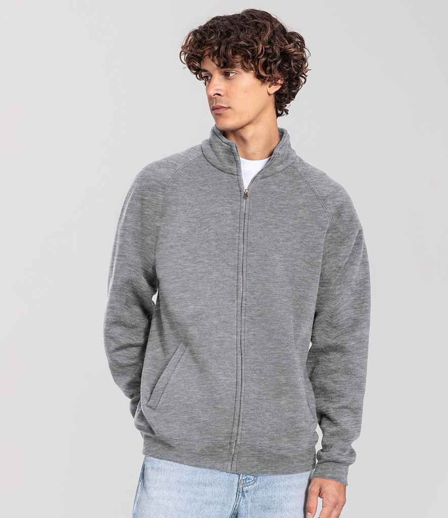 Fruit of the Loom Iconic Premium Sweat Jacket | Athletic Heather