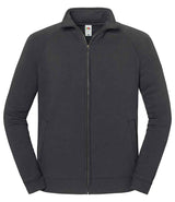 Fruit of the Loom Iconic Premium Sweat Jacket | Light Graphite thumbnail 4