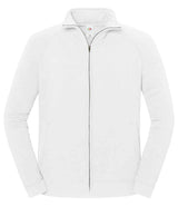 Fruit of the Loom Iconic Premium Sweat Jacket | White thumbnail 4