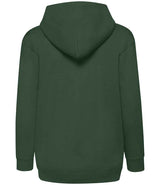 Fruit of the Loom Kids Classic Zip Hooded Sweatshirt | Bottle Green thumbnail 5