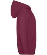 Fruit of the Loom Kids Classic Zip Hooded Sweatshirt | Burgundy thumbnail 3