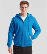 Fruit of the Loom Classic Zip Hooded Sweatshirt | Azure thumbnail 1