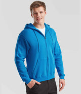 Fruit of the Loom Classic Zip Hooded Sweatshirt | Azure thumbnail 3