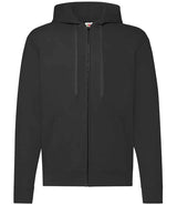 Fruit of the Loom Classic Zip Hooded Sweatshirt | Black thumbnail 4