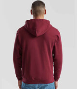 Fruit of the Loom Classic Zip Hooded Sweatshirt | Burgundy thumbnail 2