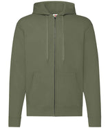 Fruit of the Loom Classic Zip Hooded Sweatshirt | Classic Olive thumbnail 4
