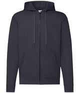 Fruit of the Loom Classic Zip Hooded Sweatshirt | Deep Navy thumbnail 4