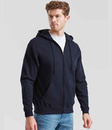 Fruit of the Loom Classic Zip Hooded Sweatshirt | Deep Navy thumbnail 3