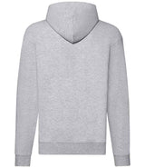 Fruit of the Loom Classic Zip Hooded Sweatshirt | Heather Grey thumbnail 5