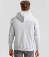 Fruit of the Loom Classic Zip Hooded Sweatshirt | Heather Grey thumbnail 2