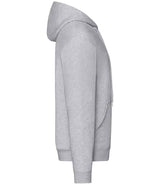 Fruit of the Loom Classic Zip Hooded Sweatshirt | Heather Grey thumbnail 6