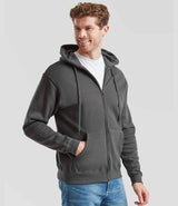 Fruit of the Loom Classic Zip Hooded Sweatshirt | Light Graphite thumbnail 3