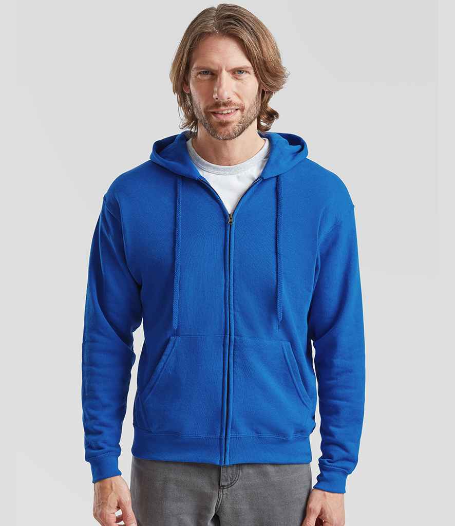 Fruit of the Loom Classic Zip Hooded Sweatshirt | Royal Blue