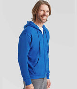 Fruit of the Loom Classic Zip Hooded Sweatshirt | Royal Blue thumbnail 3