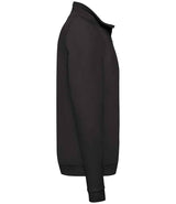 Fruit of the Loom Classic Zip Neck Sweatshirt | Black thumbnail 6