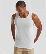Fruit of the Loom Athletic Vest | White thumbnail 1