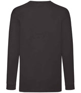 Fruit of the Loom Kids Long Sleeve Value T-Shirt | Black thumbnail 5