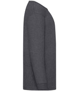 Fruit of the Loom Kids Long Sleeve Value T-Shirt | Dark Heather thumbnail 3