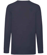 Fruit of the Loom Kids Long Sleeve Value T-Shirt | Deep Navy thumbnail 5