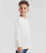 Fruit of the Loom Kids Long Sleeve Value T-Shirt | White thumbnail 3