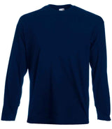 Fruit of the Loom Long Sleeve Value T-Shirt | Deep Navy thumbnail 4