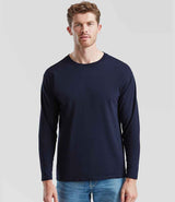 Fruit of the Loom Long Sleeve Value T-Shirt | Deep Navy thumbnail 1