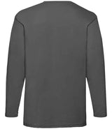 Fruit of the Loom Long Sleeve Value T-Shirt | Light Graphite thumbnail 5