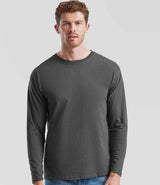 Fruit of the Loom Long Sleeve Value T-Shirt | Light Graphite thumbnail 1