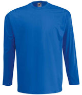Fruit of the Loom Long Sleeve Value T-Shirt | Royal Blue thumbnail 4