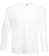 Fruit of the Loom Long Sleeve Value T-Shirt | White thumbnail 4